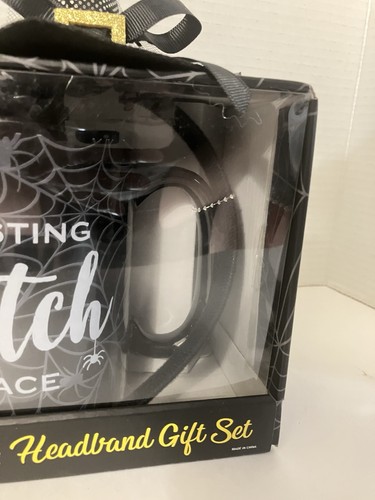 NIB Resting Witch Face Coffee Mug & Headband Gift Set - Picture 3 of 3