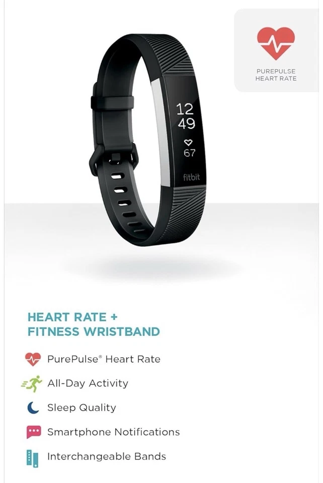 NUEVO Fitbit Alta HR Grande y Pequeño Nuevo Aún En Paquete Envío Gratis Foto 2 de 4