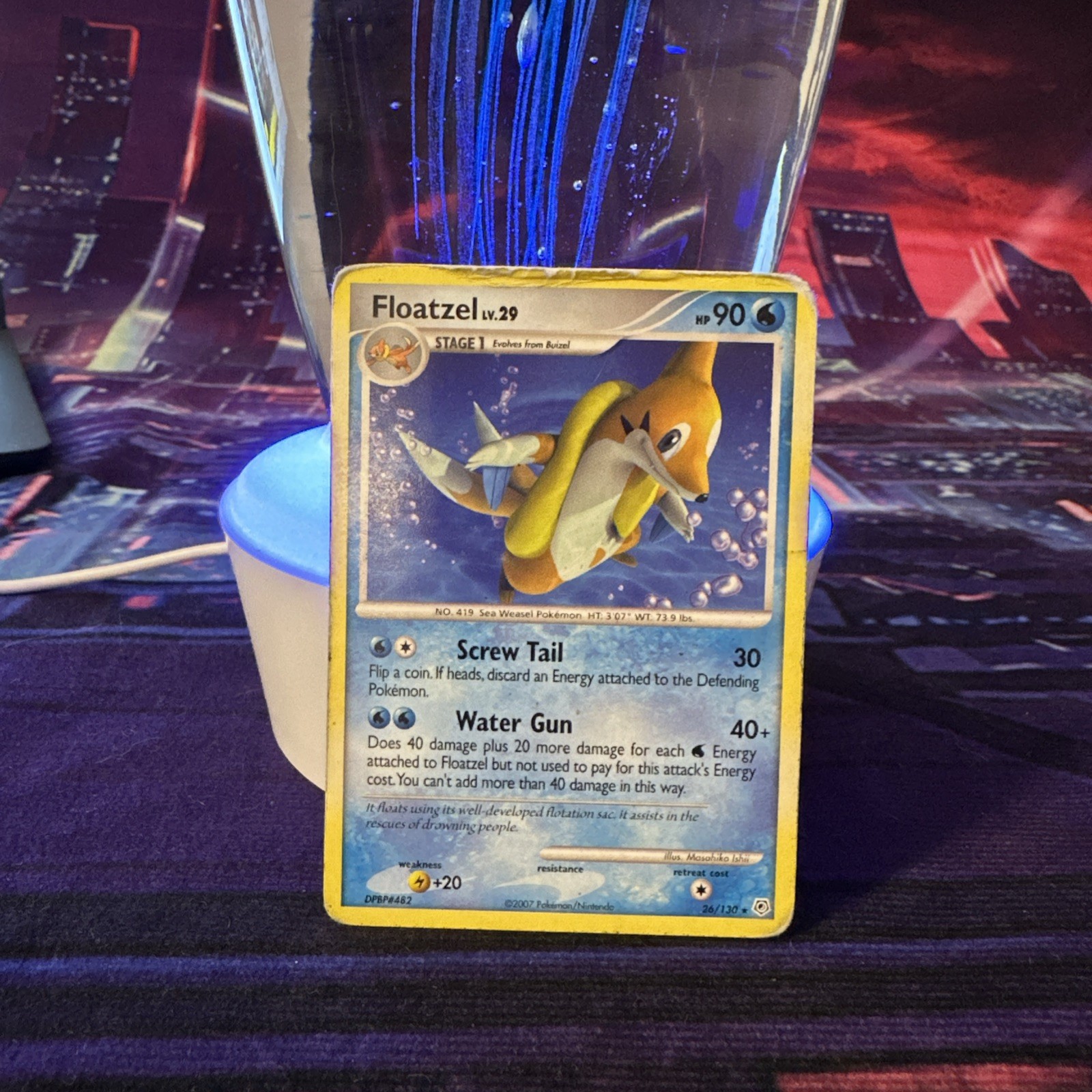 2007 Diamond & Pearl Floatzel #26 Non Holo Pokemon Card