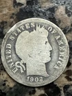 1902-o Barber Dime, Better Date, 99c Shipping Offer