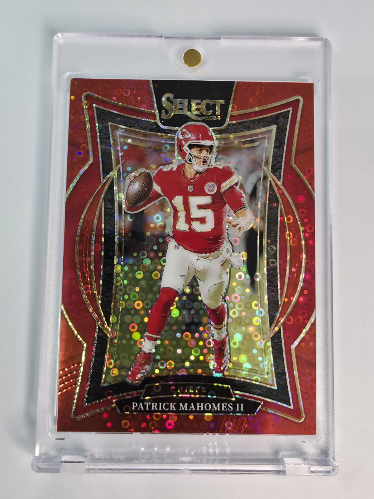 2024 Select Patrick Mahomes Red Disco Concourse Level #/49 Chiefs Color Match!🔥