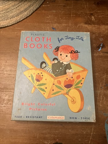 Vintage 1970 Cloth Baby Book Lot Of 8