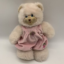 Fisher Price Pink Plush Sarahberry Bear 1998 Stuffed Animal 9"