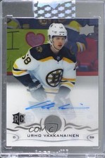 2018-19 Upper Deck Clear Cut Rookies Urho Vaakanainen #CCR-UV Auto 1q2