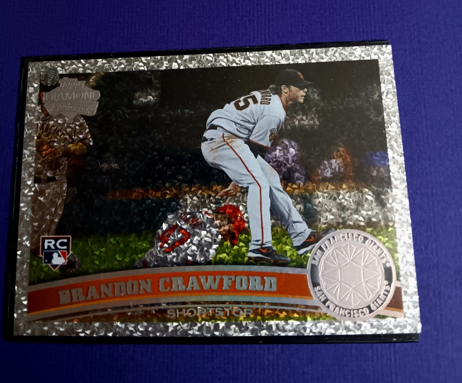 Topps 2011 Update Brandon Crawford Rookie #US234 Diamond Anniversary Giants