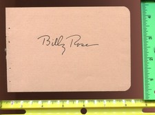 Billy Rose American impresario Signed Autograph Page ACEP230