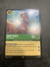 Disney Lorcana TCG Daisy Duck Pirate Captain Azurite Sea 81/204 Super Rare