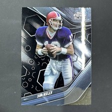 2023 Topps Composite Football Jim Kelly Bills Chrome Black Base 105