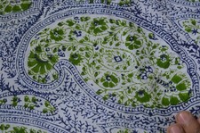 New Hand Block 100 Cotton Paisley Fabric 2.5Yard NO TARRIF CHARGES 100   ZK-101 
