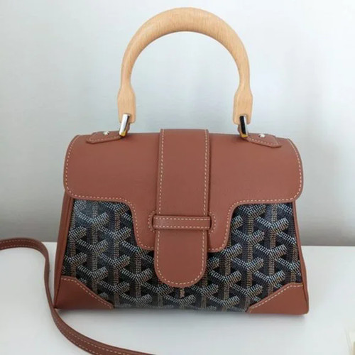 Goyard Goyardine Mini Saigon  Hand Bag