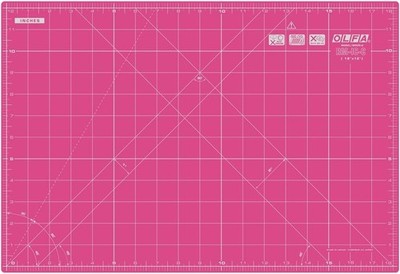 OLFA Selbstheilende Schneidematte A3 Anti Rutsch PINK: RM-IC-C