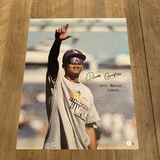 Derek Curiel Signed + 2025 National Champs Inscribed 16X20 LSU 🏆 Photo. Beckett
