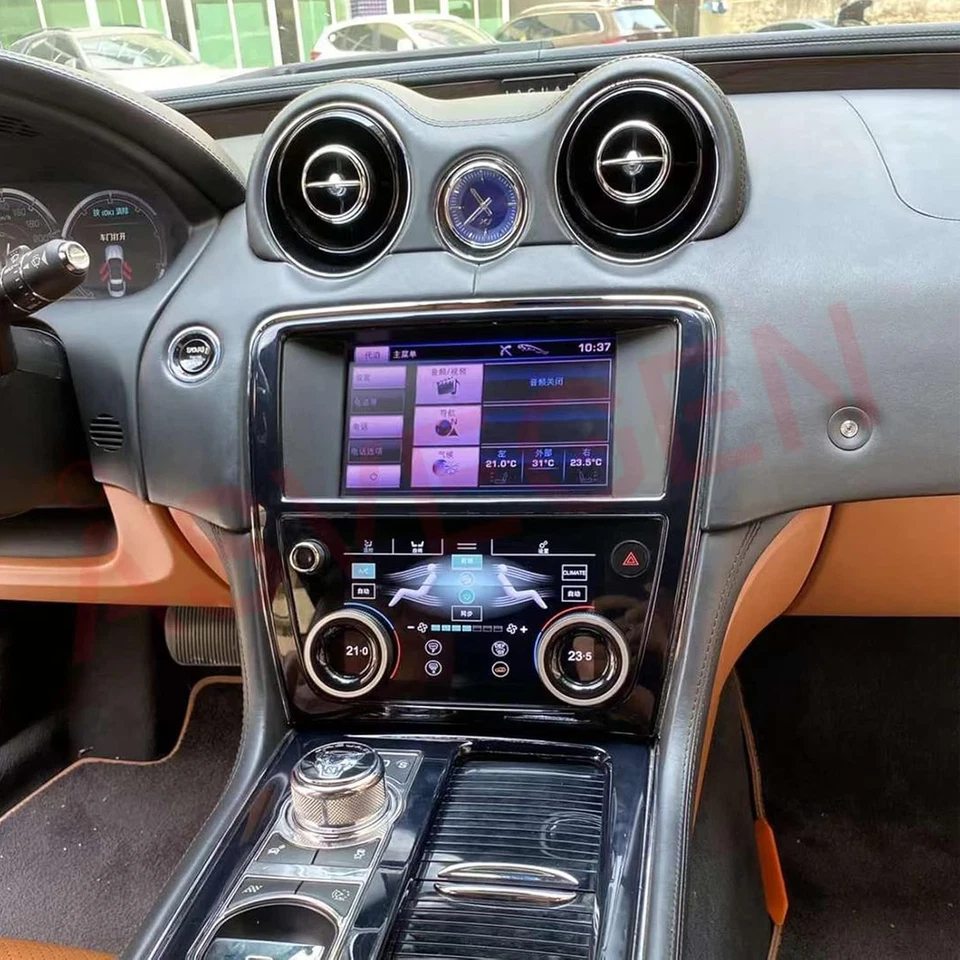 7" LCD Touch Screen Air Climate Control AC Panel for Jaguar XJ XJL XJR 2010-2019 - Image 3 of 4