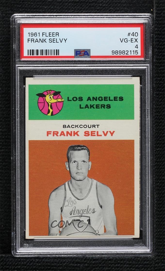 1961-62 Fleer Frank Selvy #40 PSA 4 0q4x