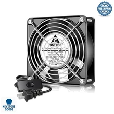 Axial 120mm High-Speed Cooling Fan with Dual Bearings for DIY Ventilation