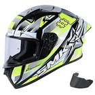 SMK Stellar Sport Uno & Smoke Visor Yellow Black