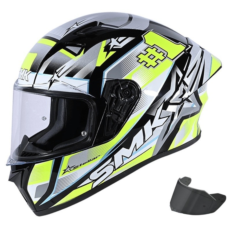 & Smoke Visor Yellow Black, photo 1 of 7