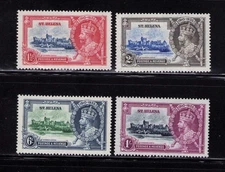 St. Helena 111-114 Silver Jubilee MNH Stamp Set 1935