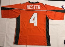 DEVIN HESTER UNIVERSITY OF MIAMI HURRICANES JERSEY LARGE 2003