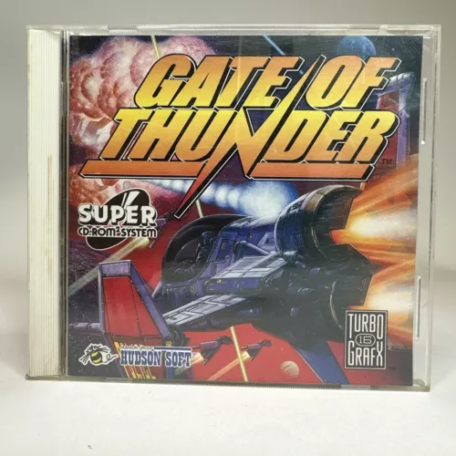 Gate of Thunder Bonks Adventure & Revenge TurboGrafx CD TurboDuo w/ Manuals