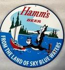 Vintage Style Hamm’s Beer Heavy Steel Quality Sign