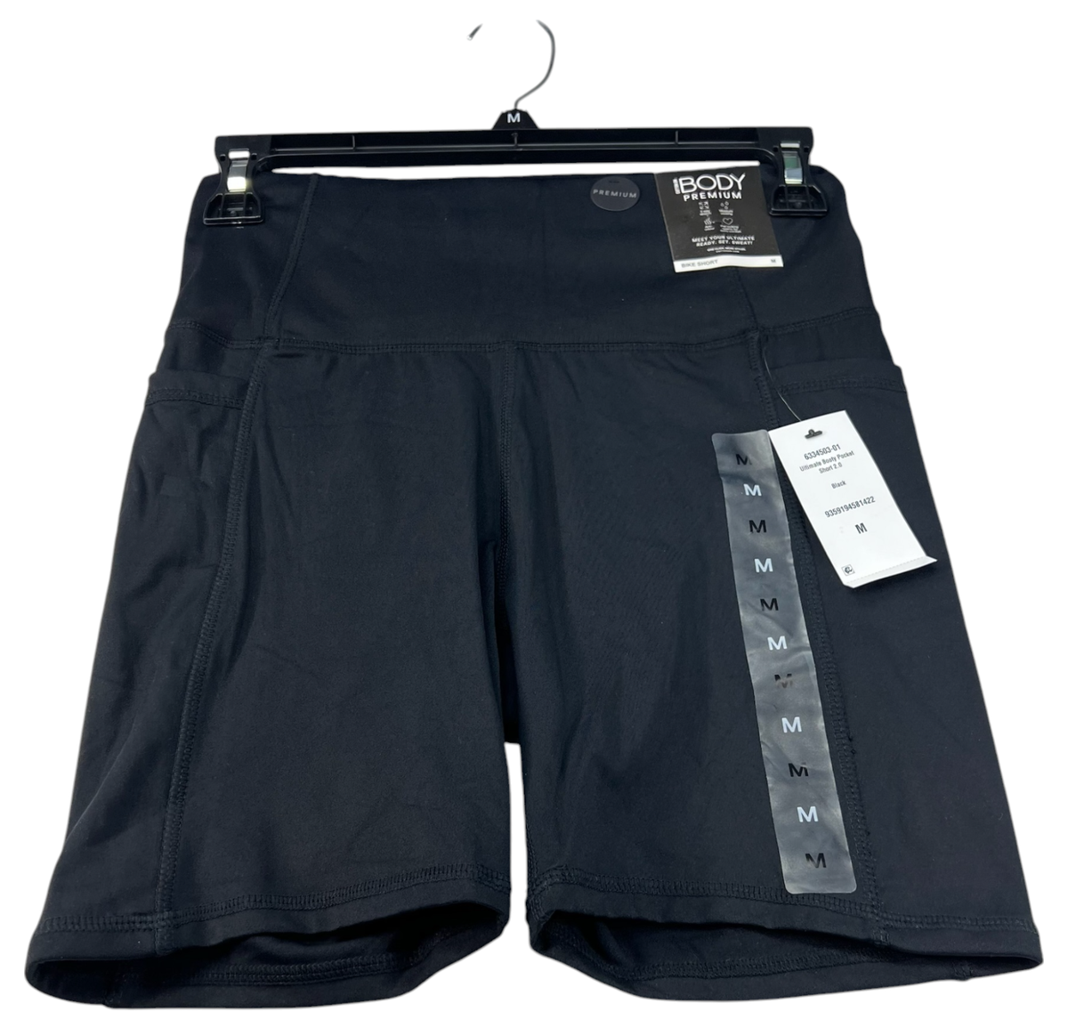 Cotton On Body Biker Shorts Womens Size Medium Black Moisture