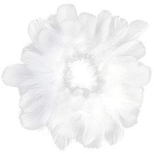 obmwang 100 Pieces 8-12cm Natural Goose Feathers for DIY Craft Wedding White