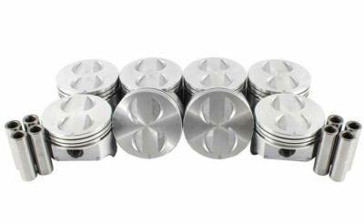 #ad Flat Top Pistons Set w Pins for Ford Lincoln Mercury 289 302 4.7L 5.0L $132.19