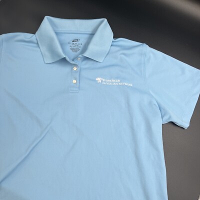 Ultra Club Cool & Dry Womens Polo Franciscan Physician Network Blue Size 2XL