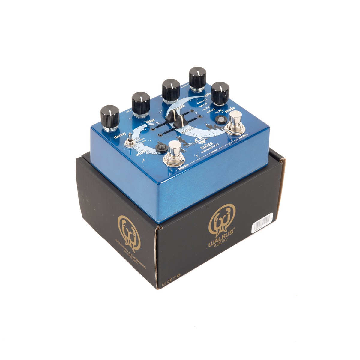 Walrus Audio SLÖER Stereo Ambient Reverb Pedal - Blue