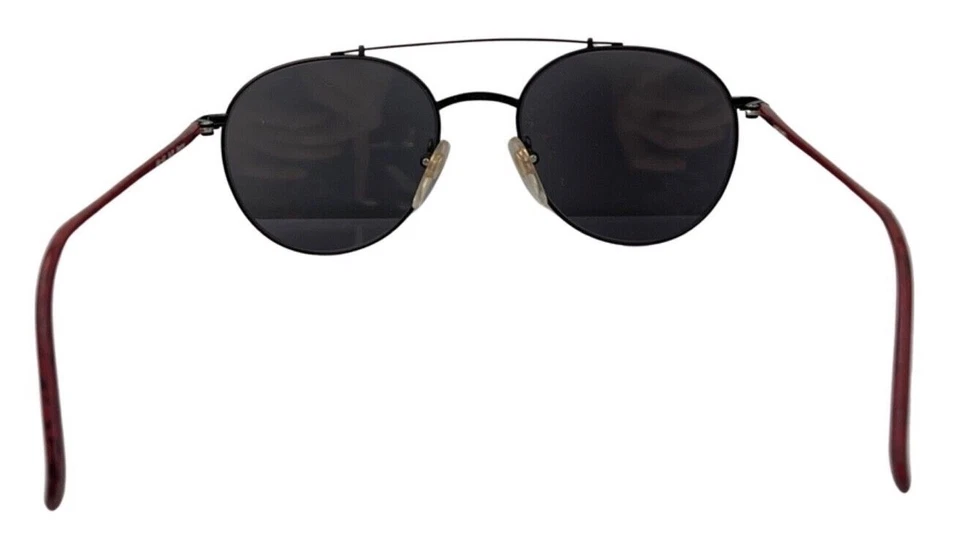 Gafas de sol vintage Bugle Boy BB-62 Borgoña redondas piloto Japón ¡con lentes nuevas! Foto 4 de 4