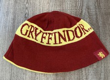 Universal Studios Gryffindor Harry Potter Red Gold Cap Reversible Beanie Hat