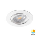 Spot LED encastrable 3en1 rond blanc 7W IP20