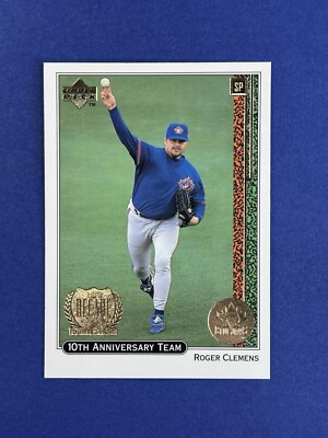 1999 Upper Deck ~ Roger Clemens ~ Decade Dominators ~ X30 ~ Blue Jays