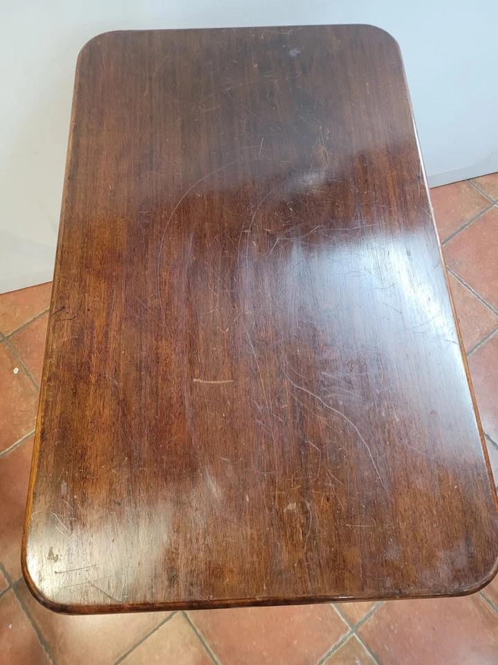 Ancienne Table De Bistrot En Acajou (livraison sur devis) - Photo 4/4