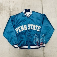 Penn State Nittany Lions Jacket Blue Vintage University Football Bomber Jacket