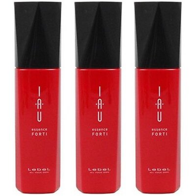 Lebel IAU Essence Forti 100ml x3 Leave-In Treatment Cream for Strengthening Hair