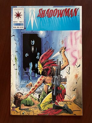 Shadowman #1 (Valiant Comics 1992) David Lapham 1st full Shadowman 8.5 VF+