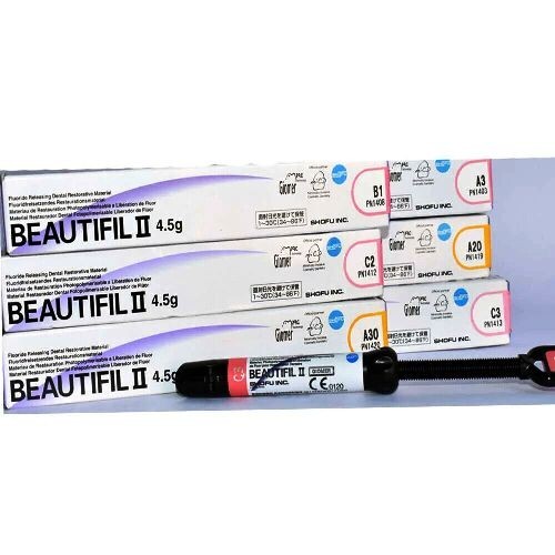 SHOFU BEAUTIFIL II Fluoride Releasing Dental Restorative Material 4.5g