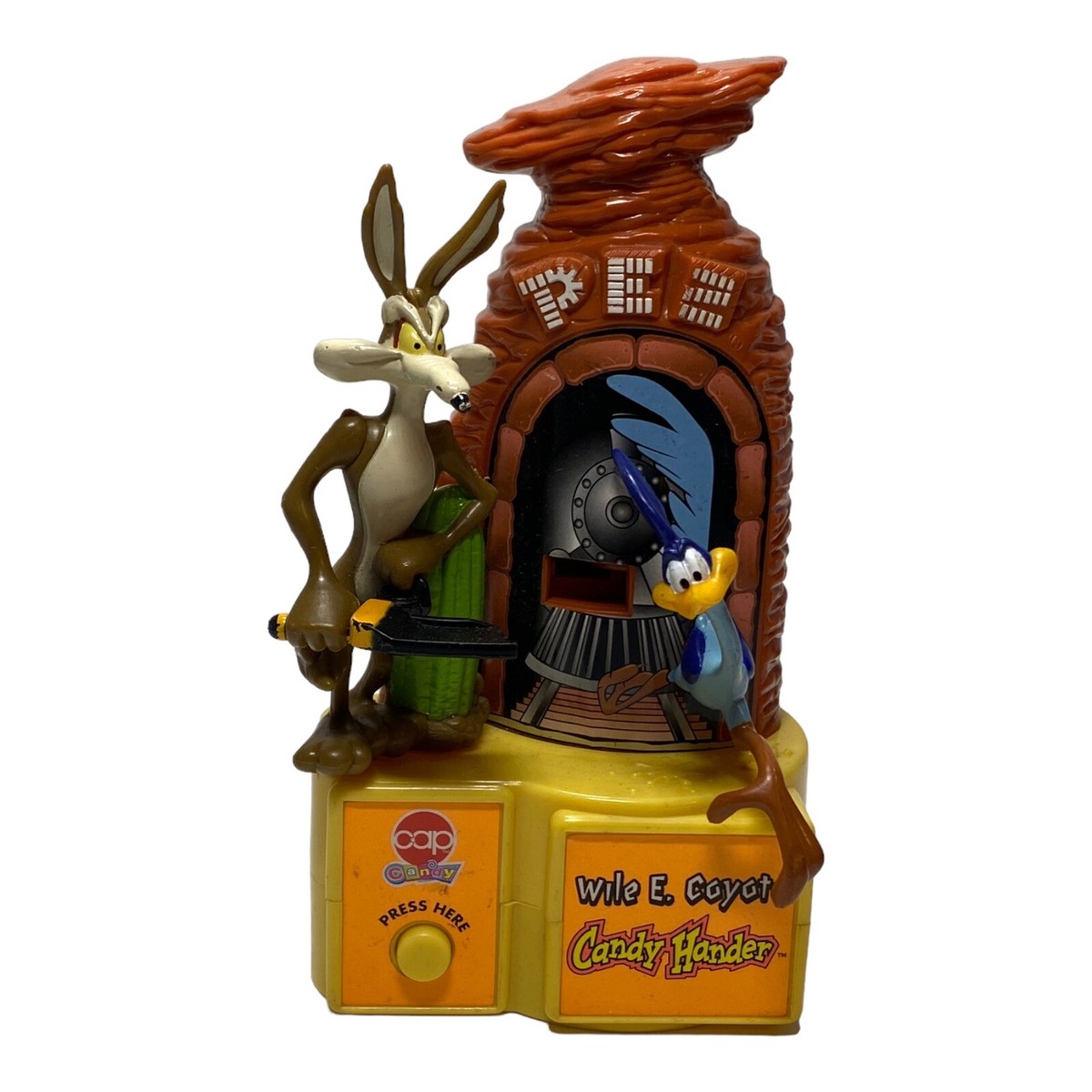 Looney Tunes Pez Candy Dispenser 1998 Wile E Coyote Road Runner