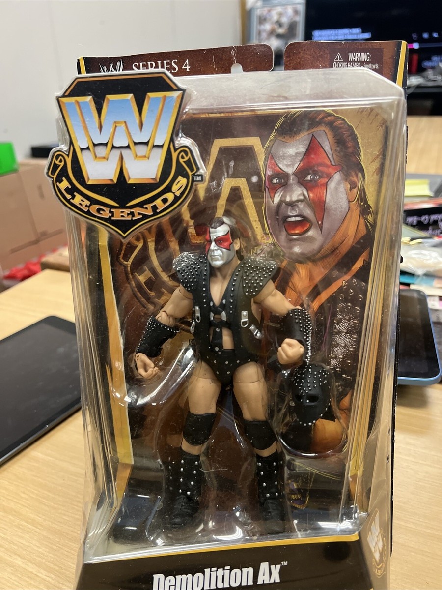 wwe フィギュア  デモリッションズ　プロレスフィギュア WWF Hasbro Demolition Smash 1990 Wrestling Figure Action Works WWE