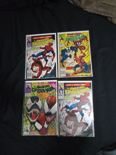 Amazing Spider-man 361 Newsstand Signed Mark Bagley Roy Thomas And 361 2nd...