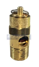 125 PSI SAFETY RELIEF POP OFF VALVE FOR AIR COMPRESSOR TANK RELEASE, 3/8" NPT