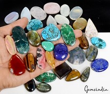 2000Ct Wholesale Lot Natural All Kind Semi Precious Loose Gemstones Mix Cabochon