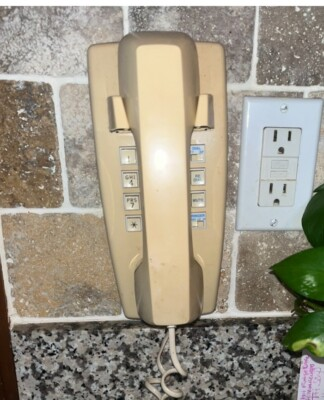 #ad Western Electric ATamp;T Vintage Wall Telephone Rare CS26548MPF Beige $24.99