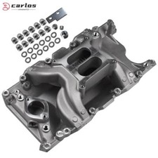 Fit Mopar La 318 340 360 Aluminum Intake Manifold 4-barrel Carb Non-magnum Fit Mopar La 318 340 360 Aluminum Intake Manifold 4-barrel Carb Non-magnum
