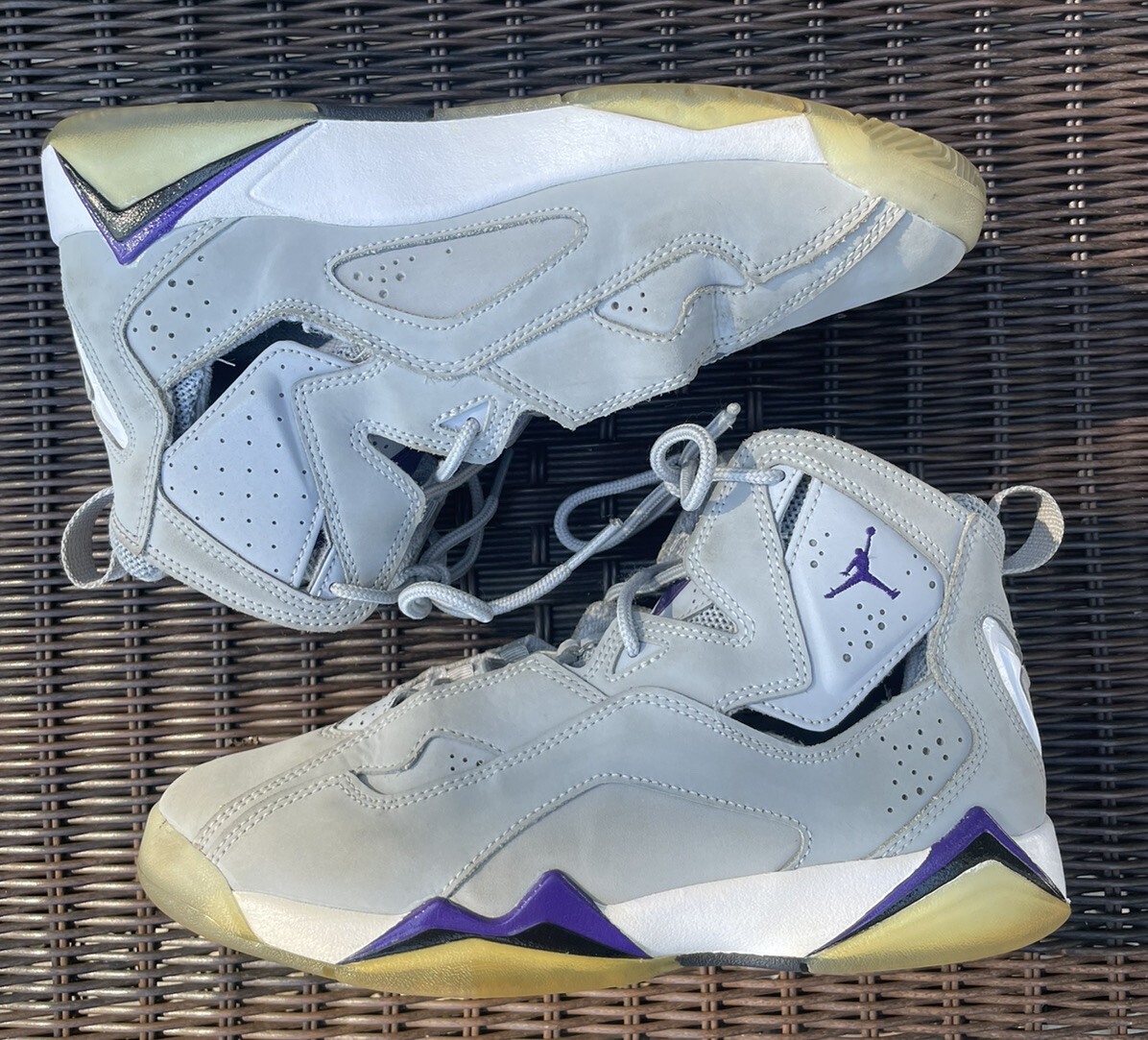 Jordan True Flight Wolf Grey Purple for 