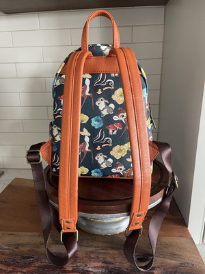 Loungefly Disney Bambi and Friends Mini Backpack Blue Flower  display picture 1
