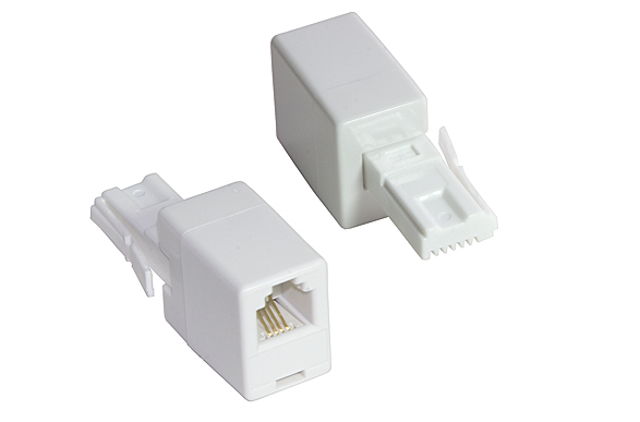 RJ11 Female to BT Male Converter - US to UK Adaptor - SENT TODAY