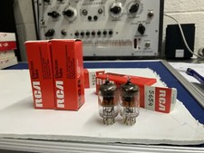 NOS / NIB FOUR RCA 5654 6AK5 PREAMP VACUUM TUBES - CODE 7143